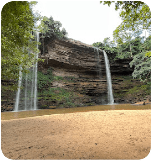 Scenic waterfall