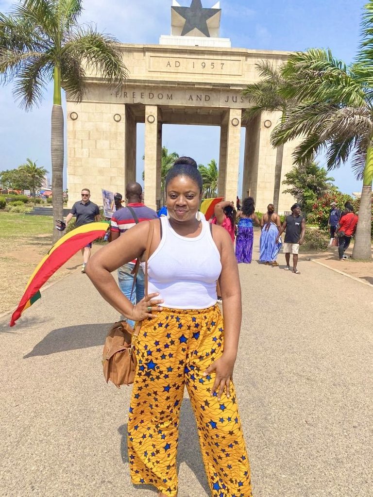 At Black Star Square, Accra